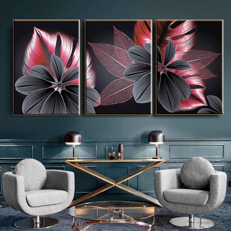 Abstract Flower Print